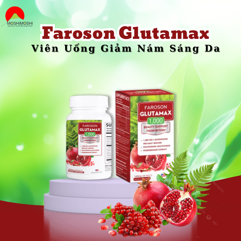 Faroson Glutamax melasma-reducing and skin-brightening pills