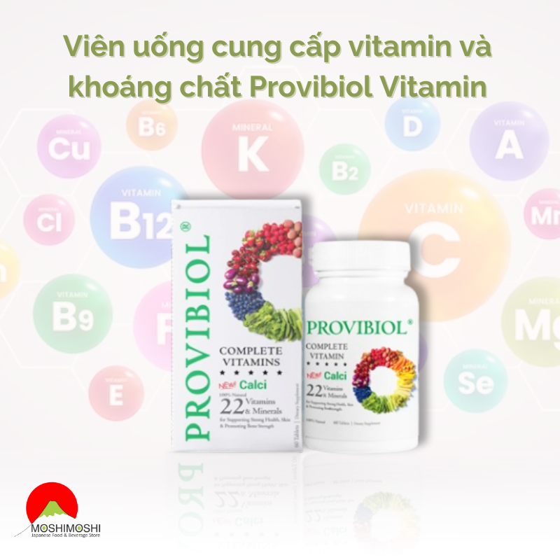 Take care of your health with Provibiol Vitamin pills providing vitamins and minerals