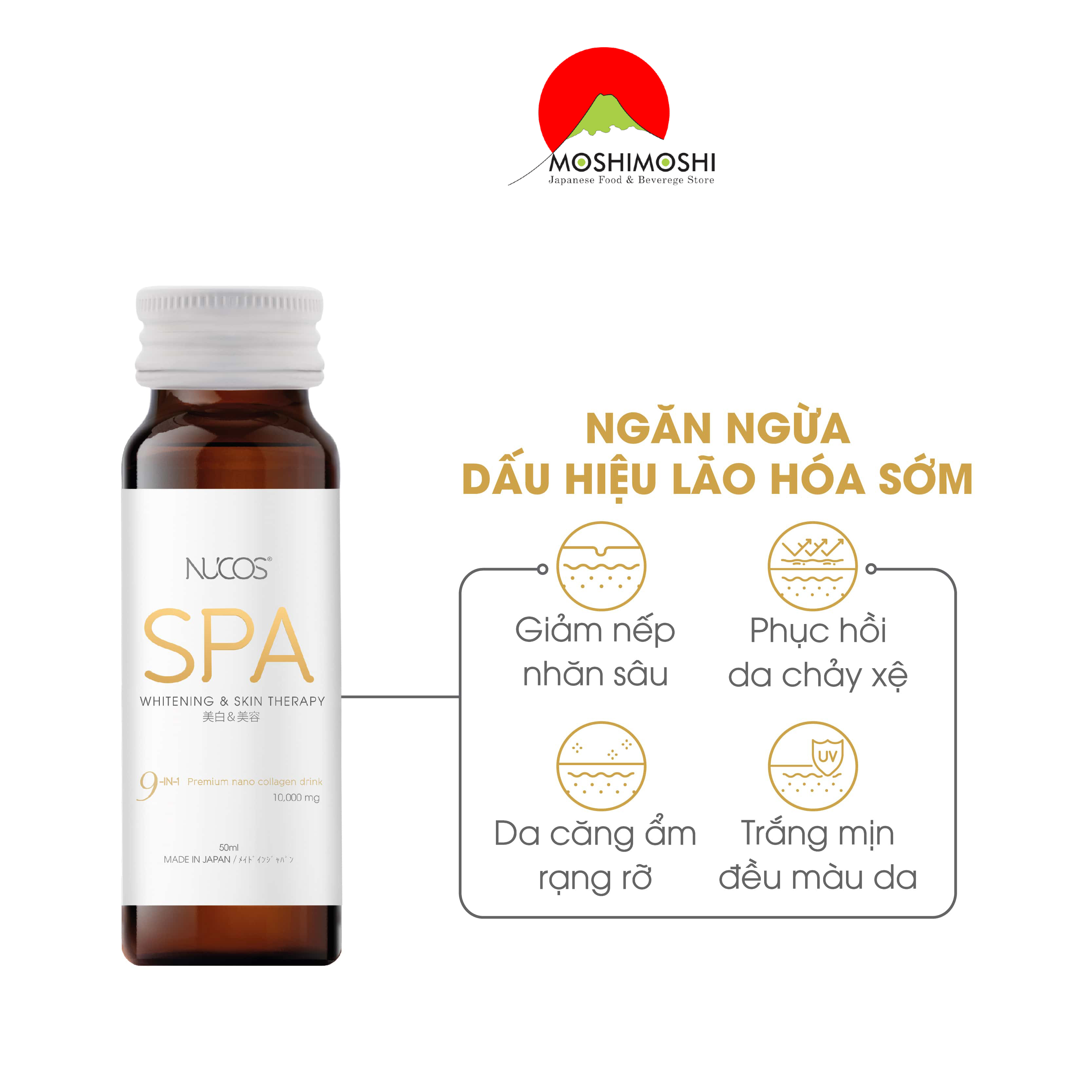 Nước uống Collagen Nhật Nucos Spa 10.000