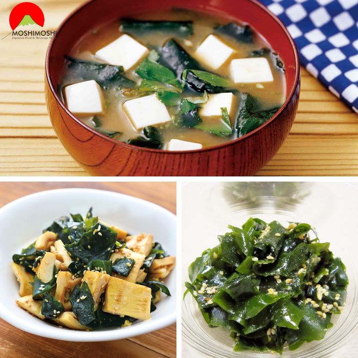 Hướng dẫn sử dụng rong biển Cut Wakame Nhật Bản