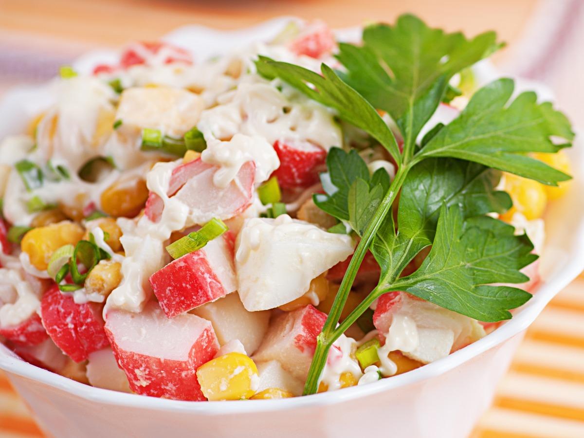 Salad Thanh cua surimi salad món ngon đơn giản