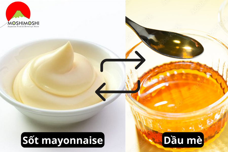 có thể thay thế Mayonnaise bằng một ít dầu mè