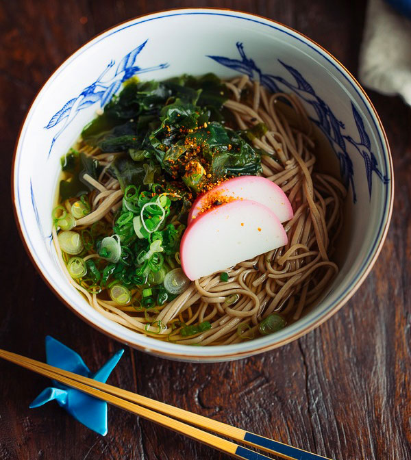 cách làm mì Toshikoshi Soba