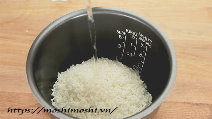 cách nấu gạo kiểu nhật 2