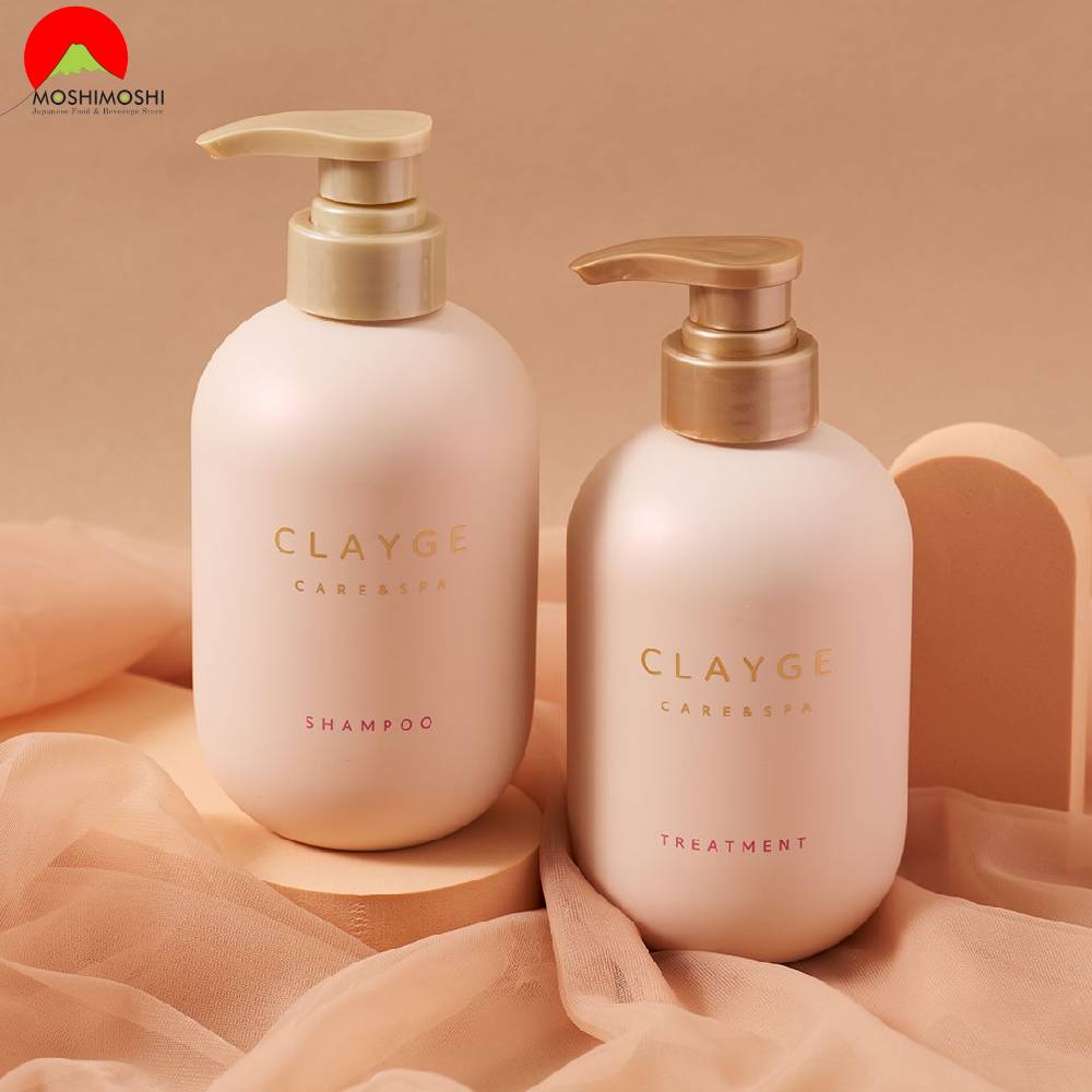 Giới Thiệu Về Dầu Gội và Dầu Xả Suôn Mượt Đất Sét Khoáng Clayge 500ml Nhật Bản