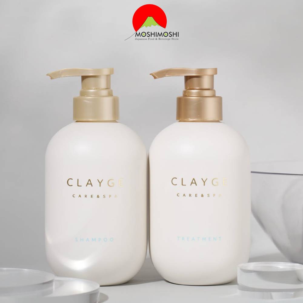 Giới Thiệu Về Dầu Gội Và Dầu Xả Đất Sét Khoáng Clayge 500ml Nhật Bản
