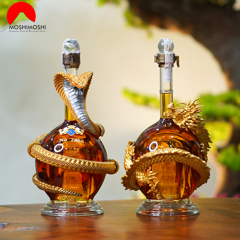 Combo Rượu Rồng Rắn Ôm Châu Noble Cognac Hors D’Age 