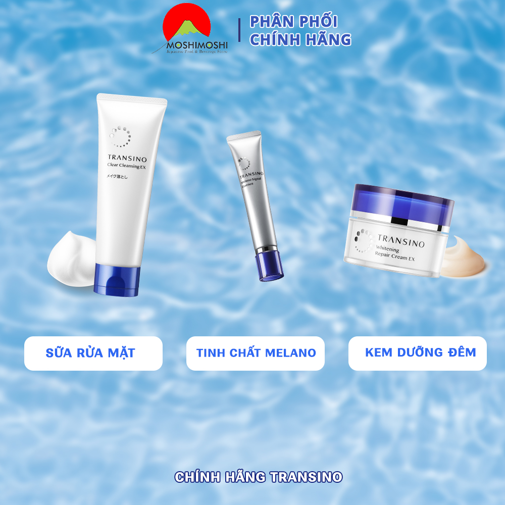Hướng Dẫn Sử Dụng Combo Chăm Sóc Phục Hồi Da Nám TRANSINO Nhật Bản