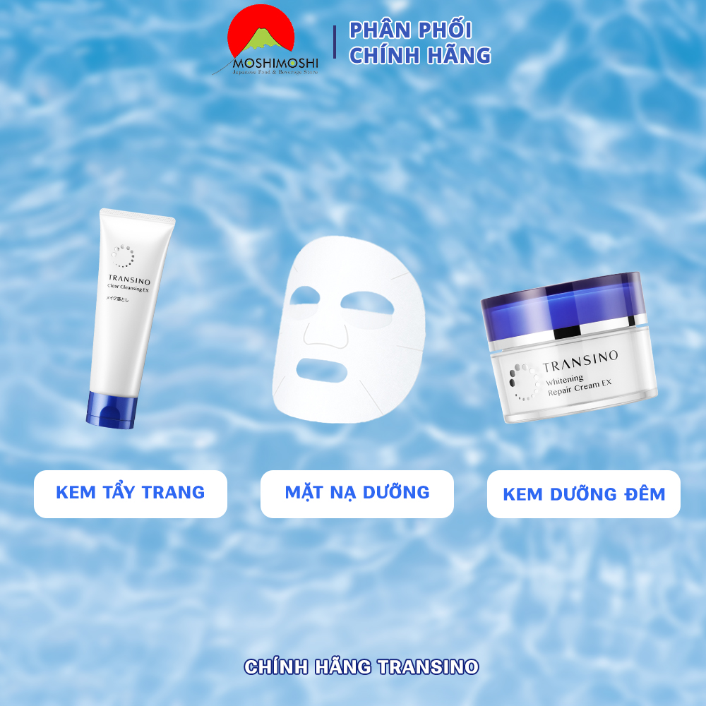 Hướng Dẫn Sử Dụng Combo Ngăn Ngừa Khô Ráp TRANSINO Nhật Bản