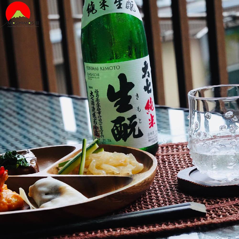 Cách Uống Rượu Sake Daishichi Junmai Kimoto Nhật Bản