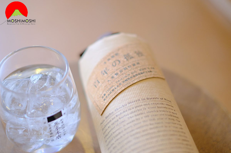 Cách uống lạnh rượu shochu Hyakunen No Kodoku Mugi Nhật bản