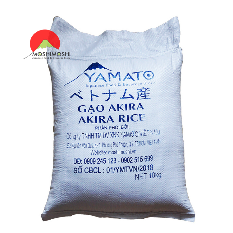 Gạo Nhật Akira rice 25kg