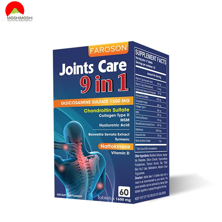 Faroson Joints Care 9 in 1 joint supplement pills USA