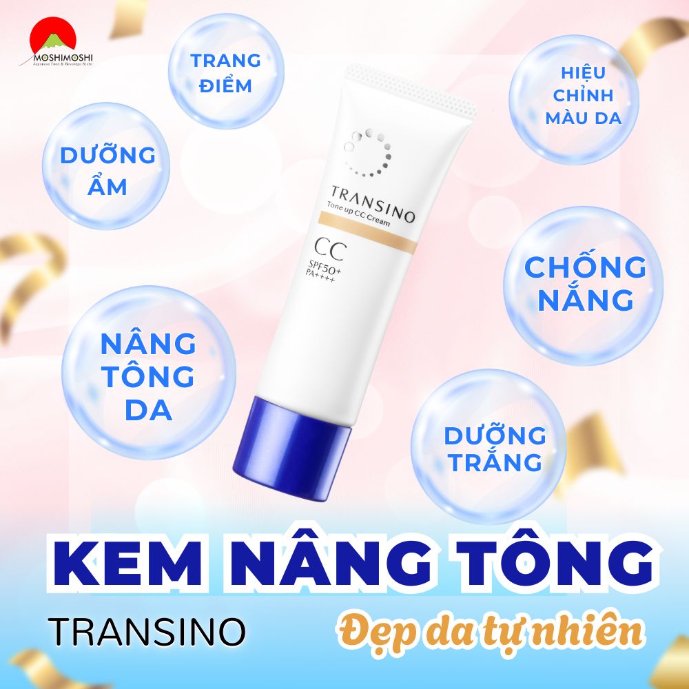 Kem nâng tông TRANSINO Tone Up CC Cream