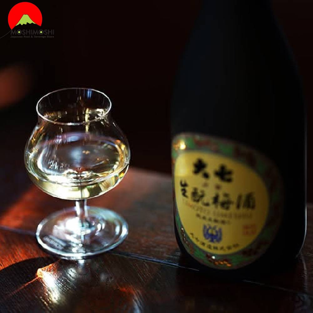 Uống Rượu Mơ Daishichi Kimoto với nước soda