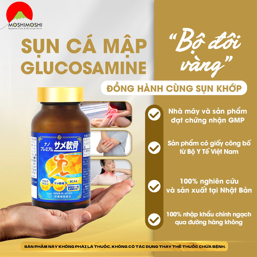 Viên Uống Hỗ Trợ Xương Khớp Nano Premium Shark Cartilage uy tín và chất lượng