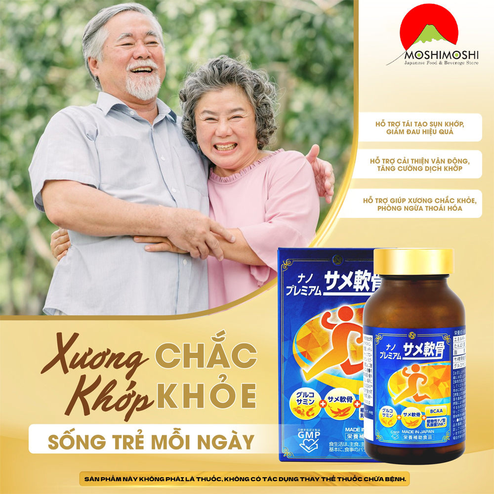 Công Dụng Viên Uống Hỗ Trợ Xương Khớp Nano Premium Shark Cartilage