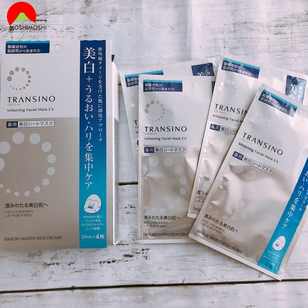 Thành Phần Có Trong Mặt Nạ Dưỡng Trắng TRANSINO Whitening Facial Mask EX