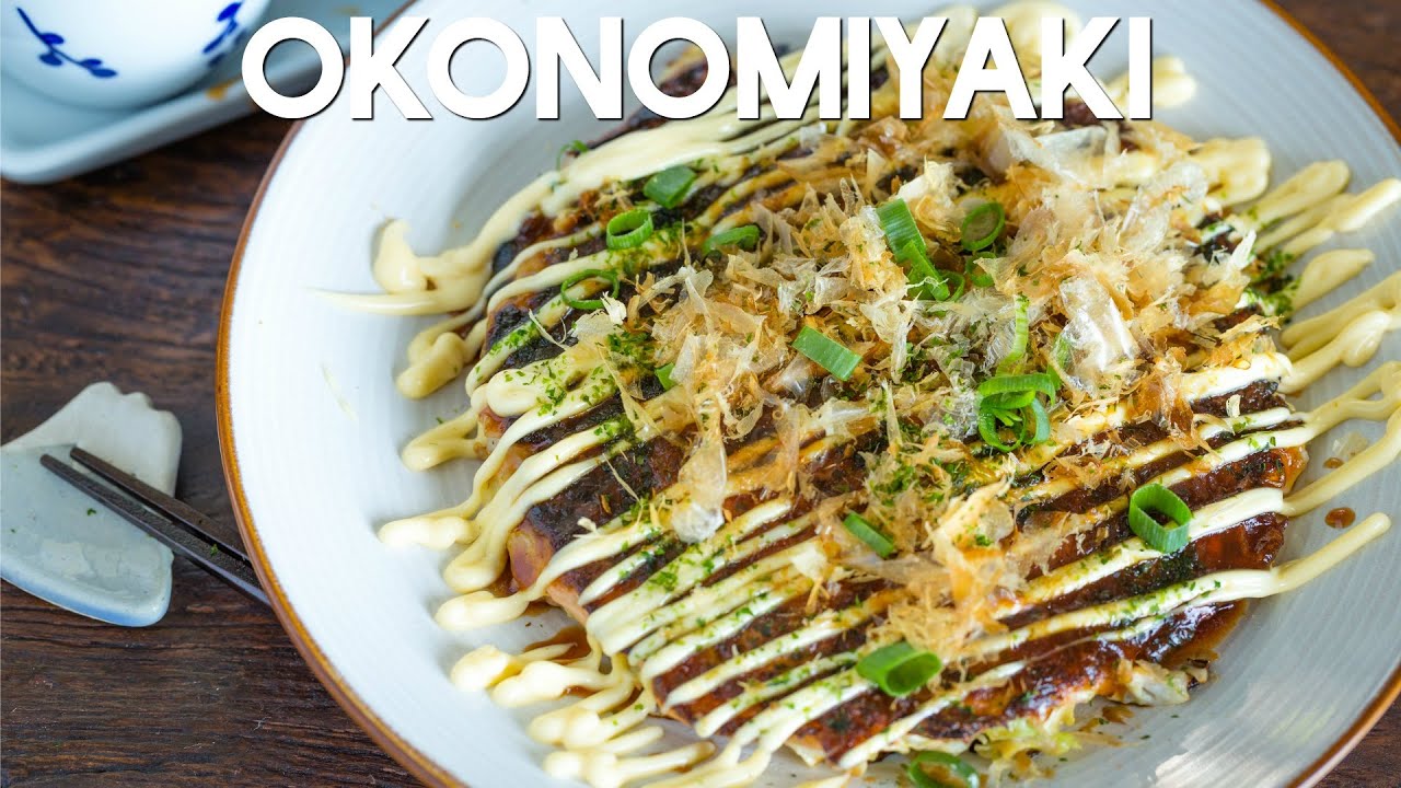 làm bánh xèo Nhật Bản Okonomiyaki đơn giản