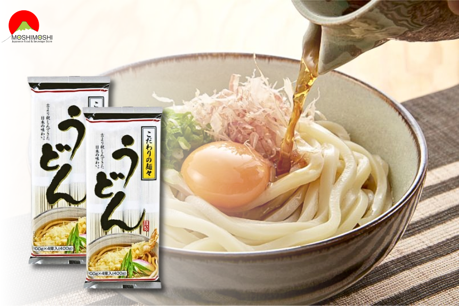 Giới thiệu mì udon khô Asahi Nhật Bản