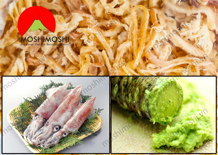 khô mực tẩm wasabi