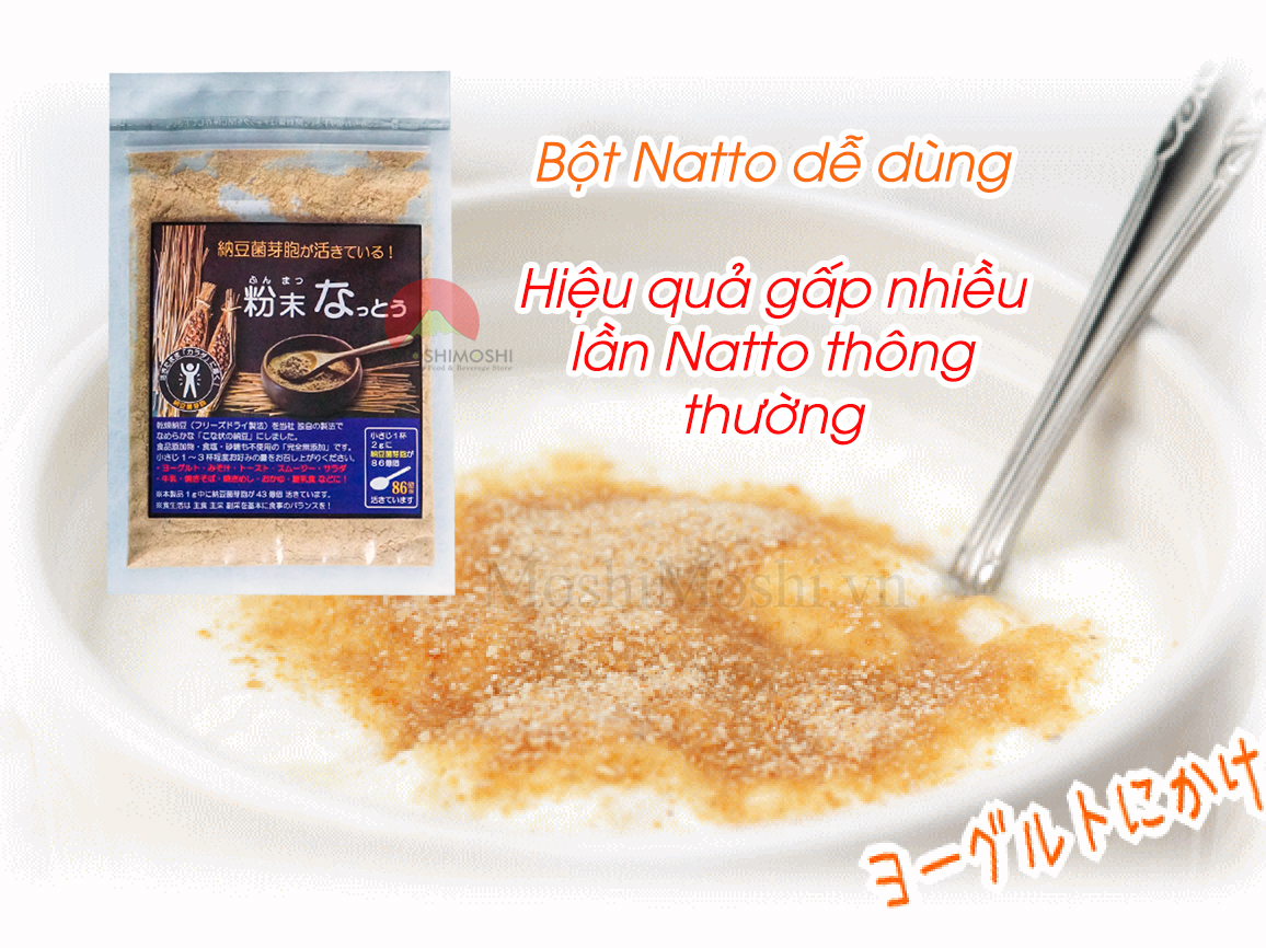 Bột Natto là gì Cách dùng Bột Natto của Nhật.