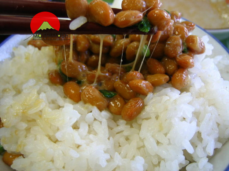 natto đậu tương lên men Nhật Bản