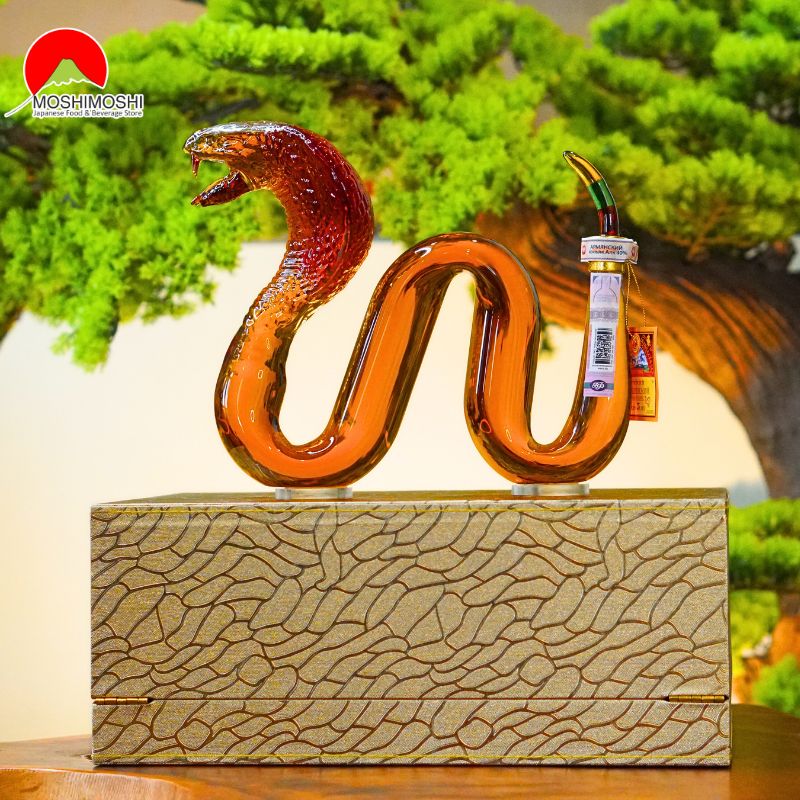 Rượu hình Con Rắn Nga Thủy Tinh Cognac Armenian Vali 2025 