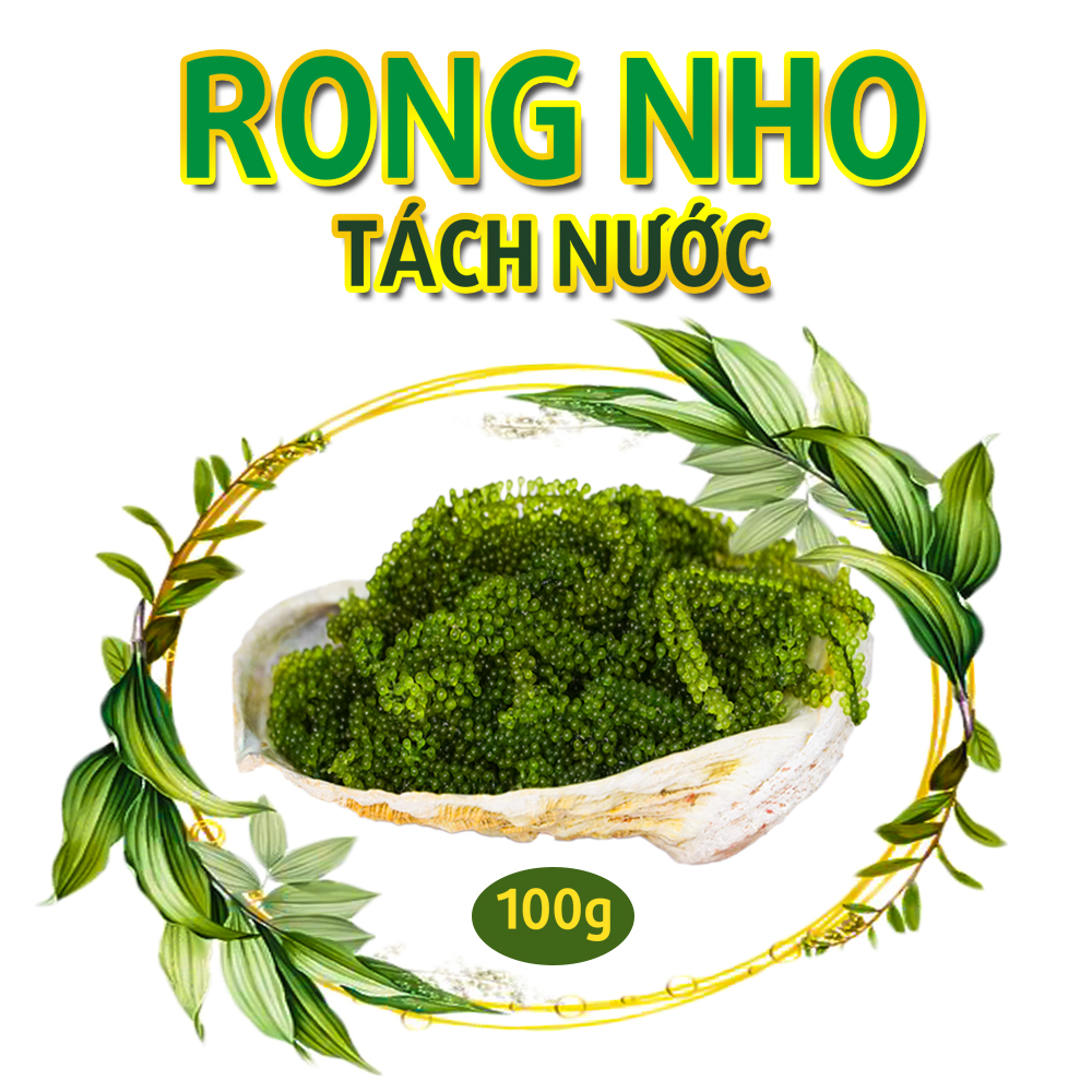 Rong nho khô và rong nho tách nước có khác nhau? Cách ăn rong nho khô.