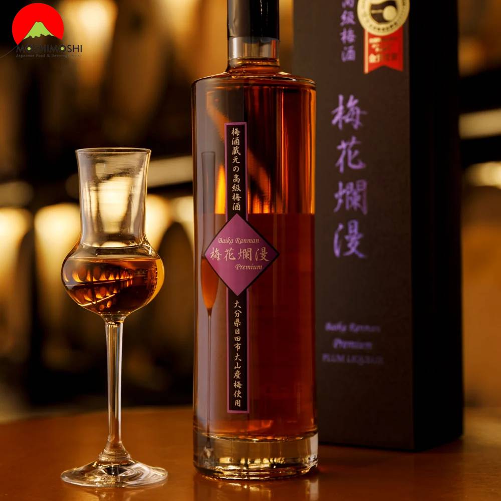 Rượu Mơ Umeshu Oyama Baika Ranman Premium ủ từ mơ thượng hạng