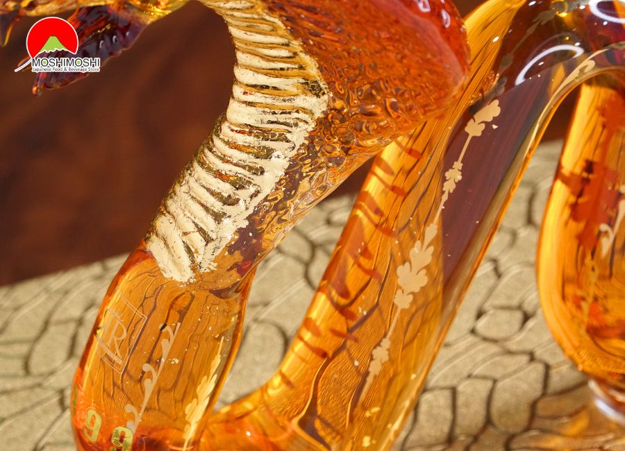 Rượu Rắn Thủy Tinh Mạ Vàng 24k Royal Rich XO 