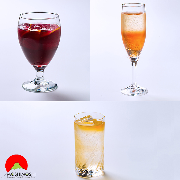 Uống rượu mơ Choya Kishu Monogatari Nhật Bản cocktail