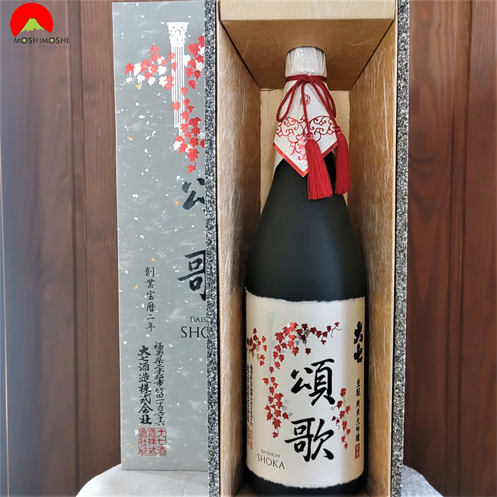Thiết kế đẹp mắt rượu sake Daishichi Shoka Nhật Bản