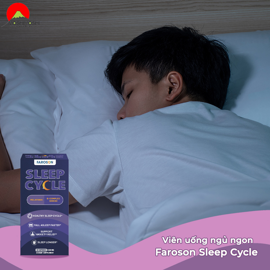 Viên uống ngủ ngon Faroson Sleep Cycle Mỹ 