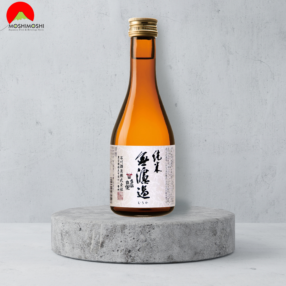 Rượu Sake Tamajiman Muroka Junmai 14% 300ml 