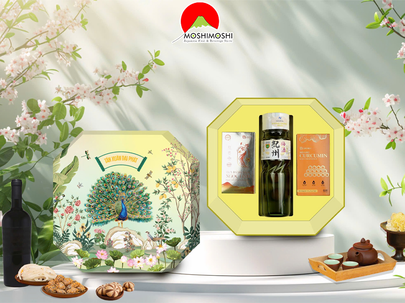 Hộp quà rượu tết Tân Xuân Đại Phát