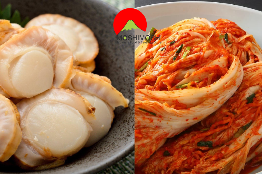 sò điệp kim chi Hotate Kimchi 