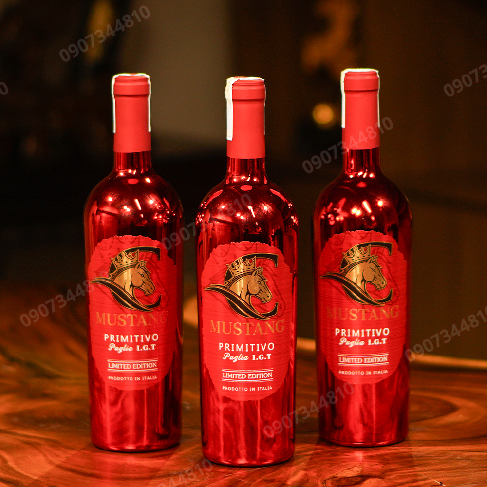 Thông tin Rượu Vang Ngựa Mustang Primitivo Ý