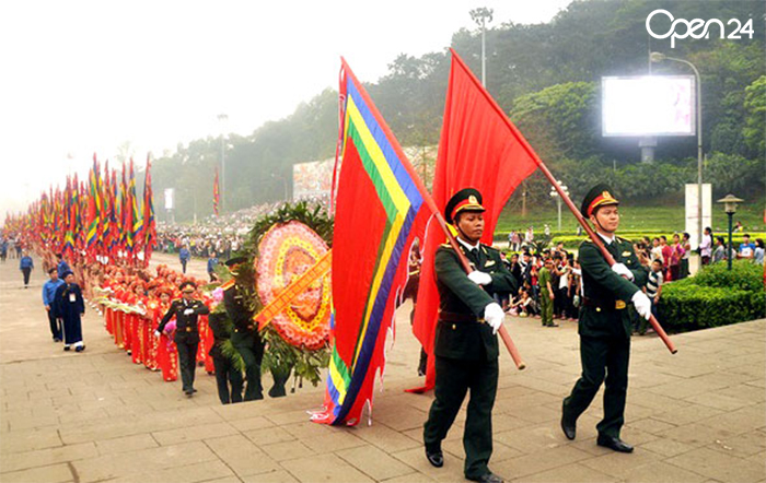 diễu hành tưởng nhớ vua Hùng