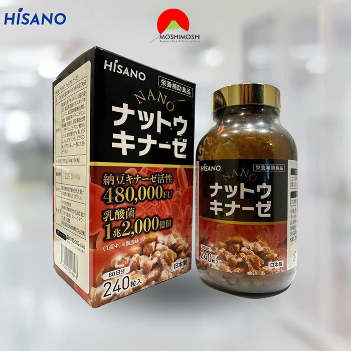 Viên uống Nano Nattokinase Hisano 480.000FU