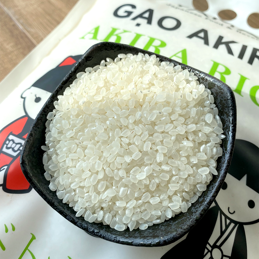 Akria Rice Gạo Nhật Akira Rice 5Kg | Gạo làm Sushi | Gạo sạch - an toàn