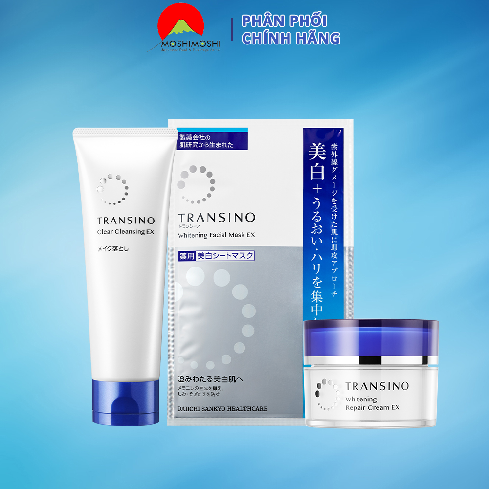 Combo Ngăn Ngừa Khô Ráp TRANSINO Nhật Bản