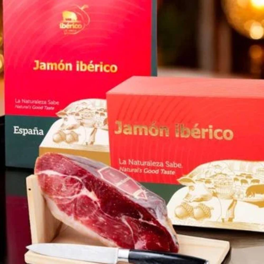 Đùi Heo Muối Deraza 24 Tháng 1kg Iberico Cebo 50%