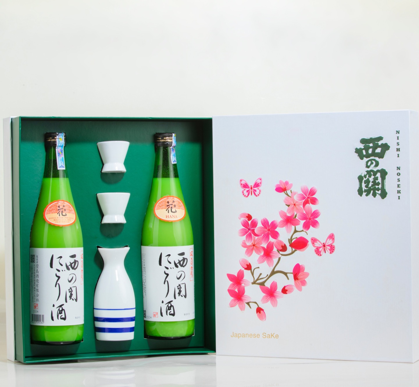 Hộp quà Tết rượu Sake hoa anh Đào 720ml (mẫu 2)
