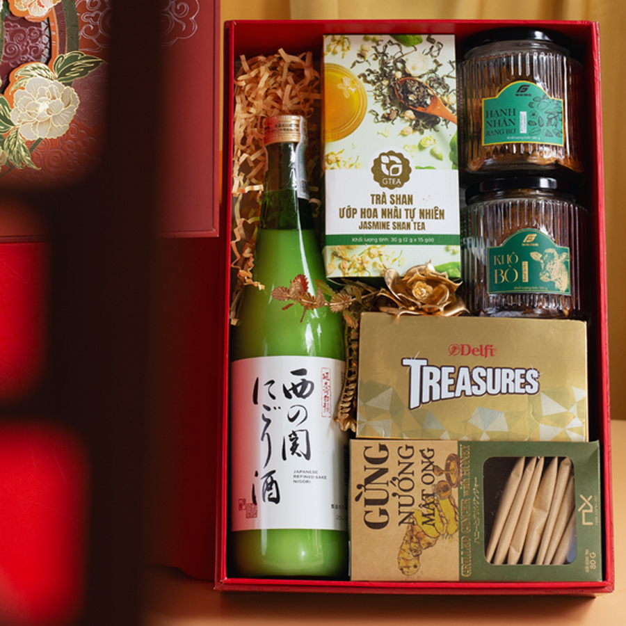 Hộp Quà Xuân Hoa Số 06 Tặng Tết 2026