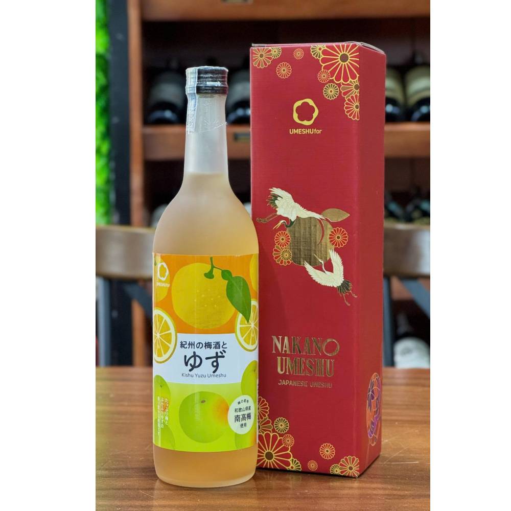 Rượu mơ Nakano Yuzu Nhật Bản 720ml (Vị Chanh Nhật)