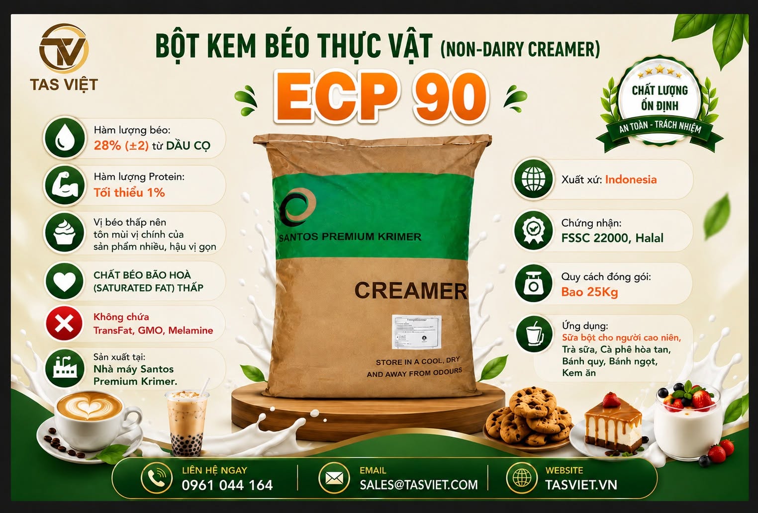 ECP 90: Nghệ Thuật Tạo Nên Hương Vị Tuyệt Vời Với Độ Béo Vừa Đủ