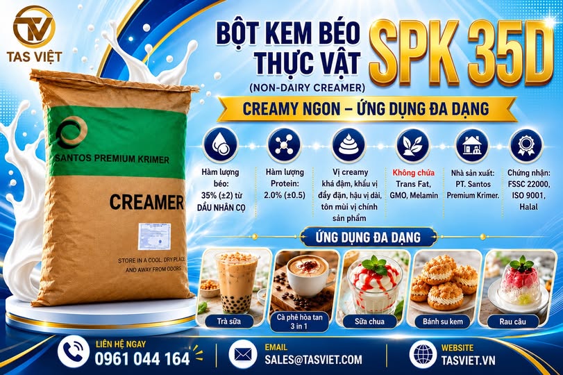 Bột Kem Béo SPK 35D: Tại Sao Nên Chọn Để Tăng Cường Hương Vị Các Món Ăn