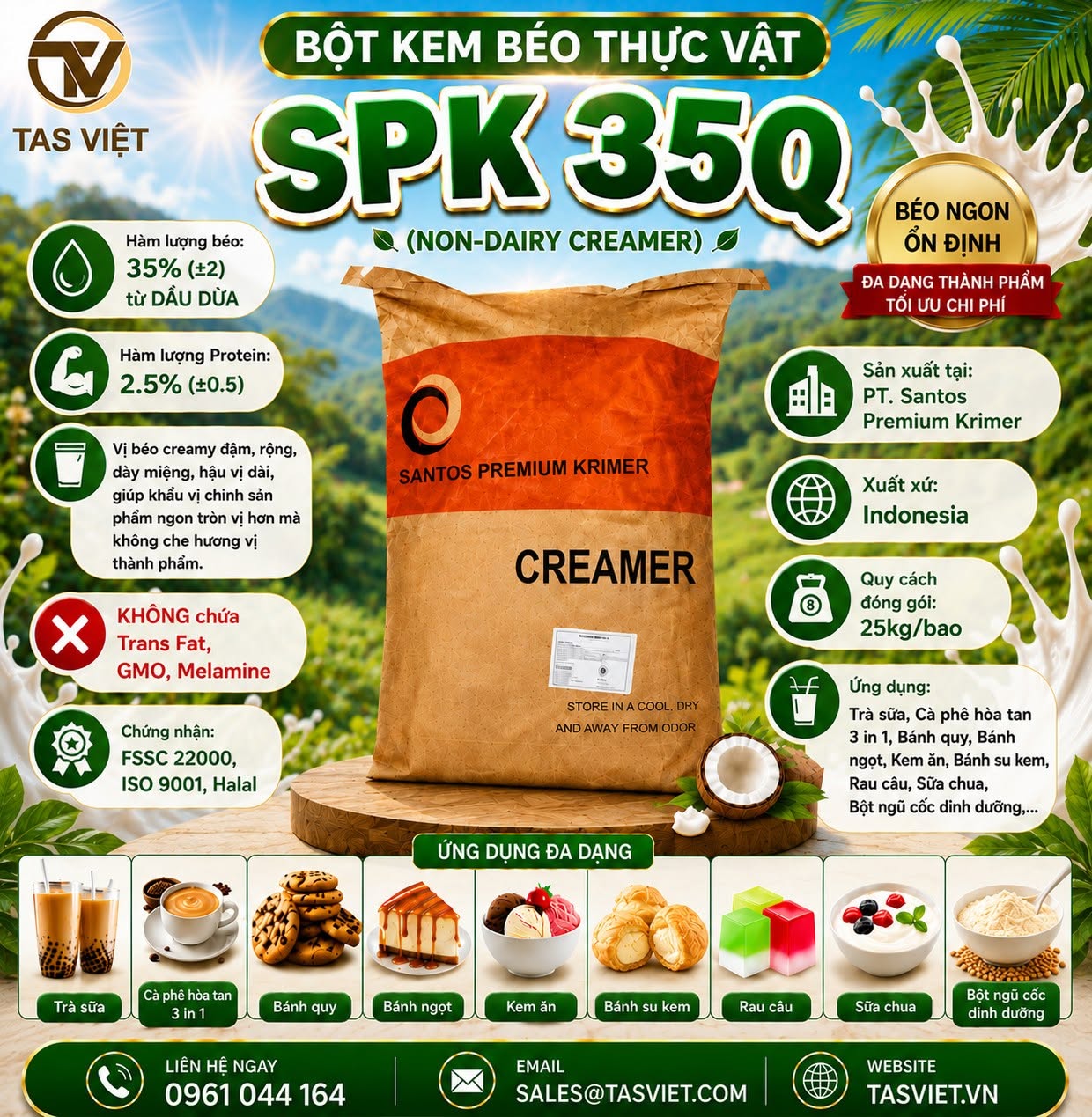 Bột Kem Béo Thực Vật: Bí Quyết Tạo Độ Béo Thơm Cho Món Ăn Hiện Đại