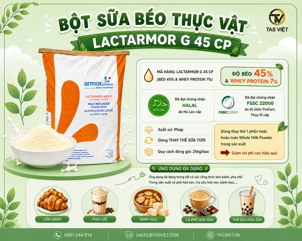 Fat Filled Milk Powder, Non Dairy Creamer và Các Loại Bột Khác: So Sánh và Lời Khuyên Cho Doanh Nghiệp